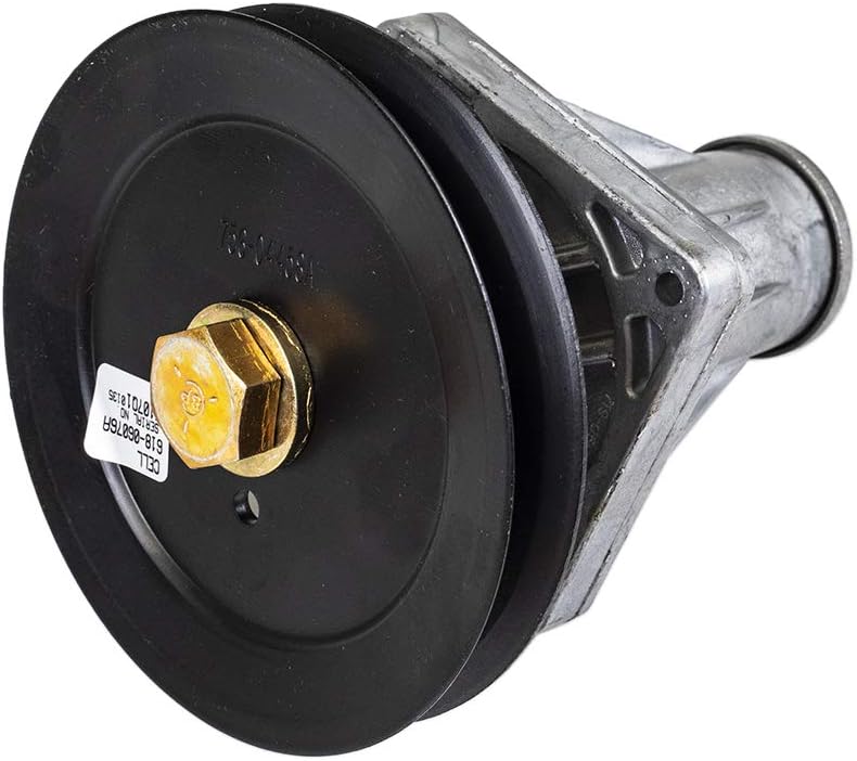 MTD Genuine Part 918-06076A Spindle ASM-Deck OEM Part for Troy-Bilt Cub-Cadet Craftsman Bolens Remington Ryobi Yardman Yard-Machine White Huskee Lawn