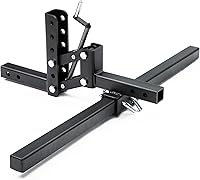 Vista 8 de YITAMOTOR ATV/UTV Hoja de Raspado Implemento 42" Raspador de Caja Trasera 2" Diámetro Interior Se Ajusta a Elevadore de Implemento Manual ATV/UTV