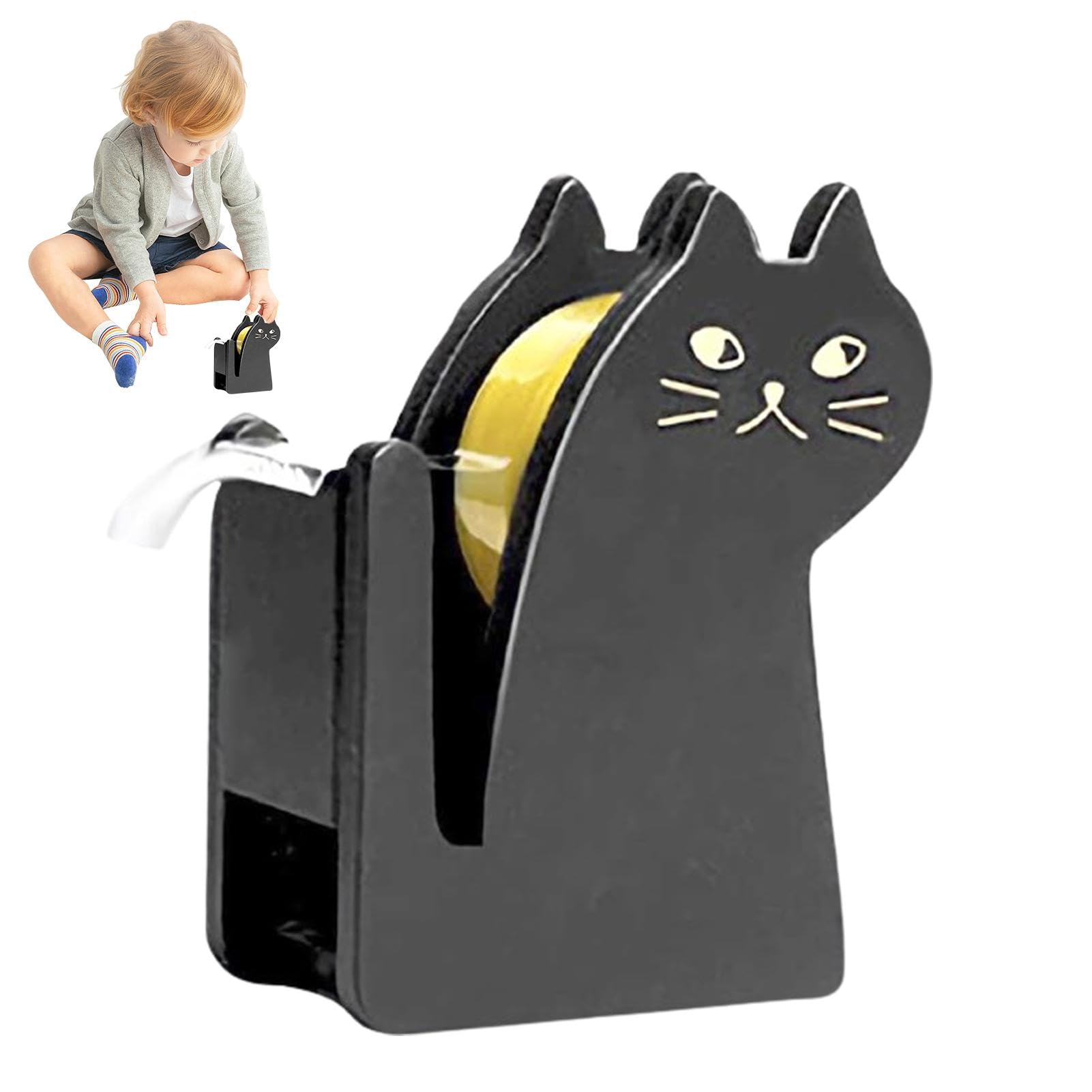 Tape Dispenser - Multi-Function Vivid Tape Dispenser, Efficient Wrapping Tool | Ideal for Dormitory, Living Room, Kitchen, Study Room, and Classroom, Perfect for Organizing, Crafting, and Home