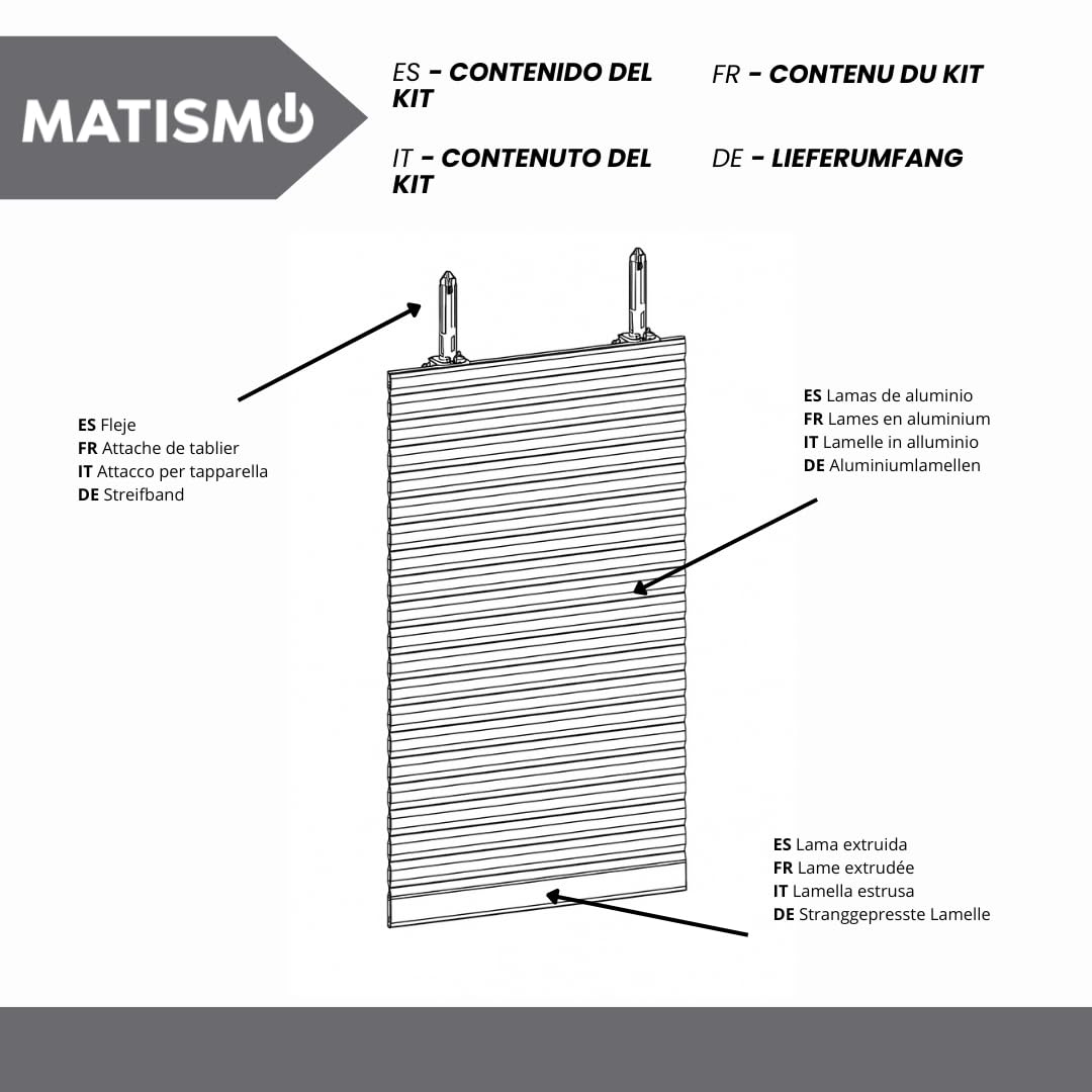 Persiana Enrollable de Aluminio Curva a Medida - Dispone de Aislante térmico, Ultraligera y Resistente a Intemperie (Ancho de 150 cm a 190 cm Alto de 150 cm a 249 cm)