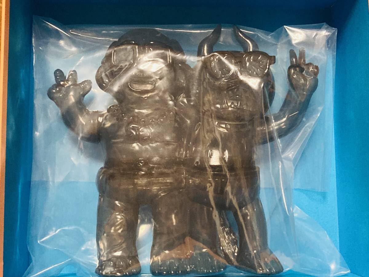 デハラユキノリ カツマタデハラソフビ ワンオフ Amazon.co.jp: デハラユキノリ デハラ＆カツマタ ソフビ クリア