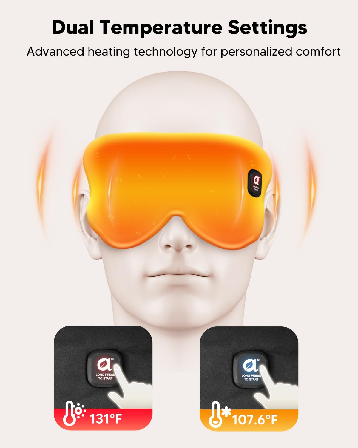 ProCIV Warming Sleep Mask 16 stuks zelfverwarmd oogmasker voor droge, gezwollen ogen - Verlicht vermoeidheid - Gift Set voor studenten|Leraars|Mannen|Vrouwen|Vrienden (Bluebell