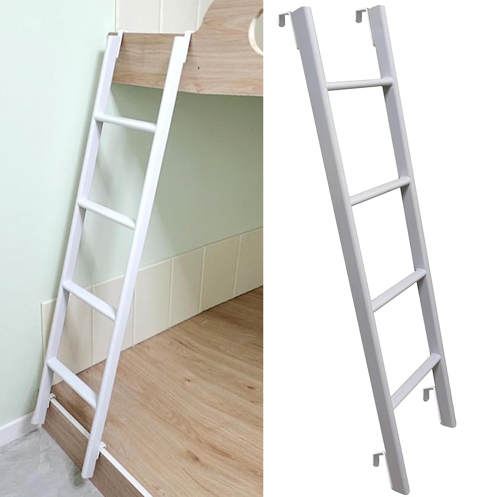 Escalera regulable para literas altas: soluciona el acceso difícil en lofts y habitaciones