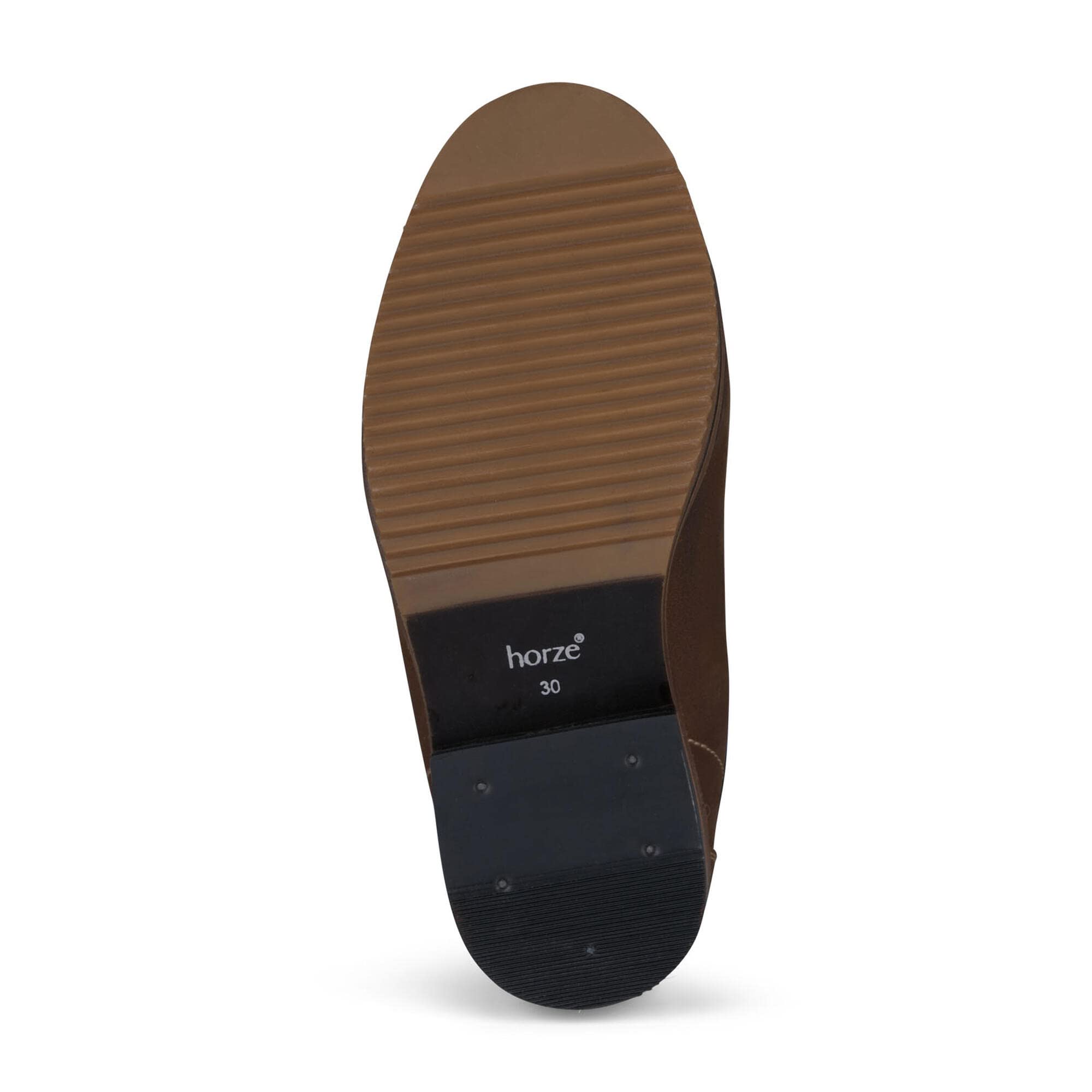 HORZE Morella Kinder Reitstiefeletten, Braun, 32