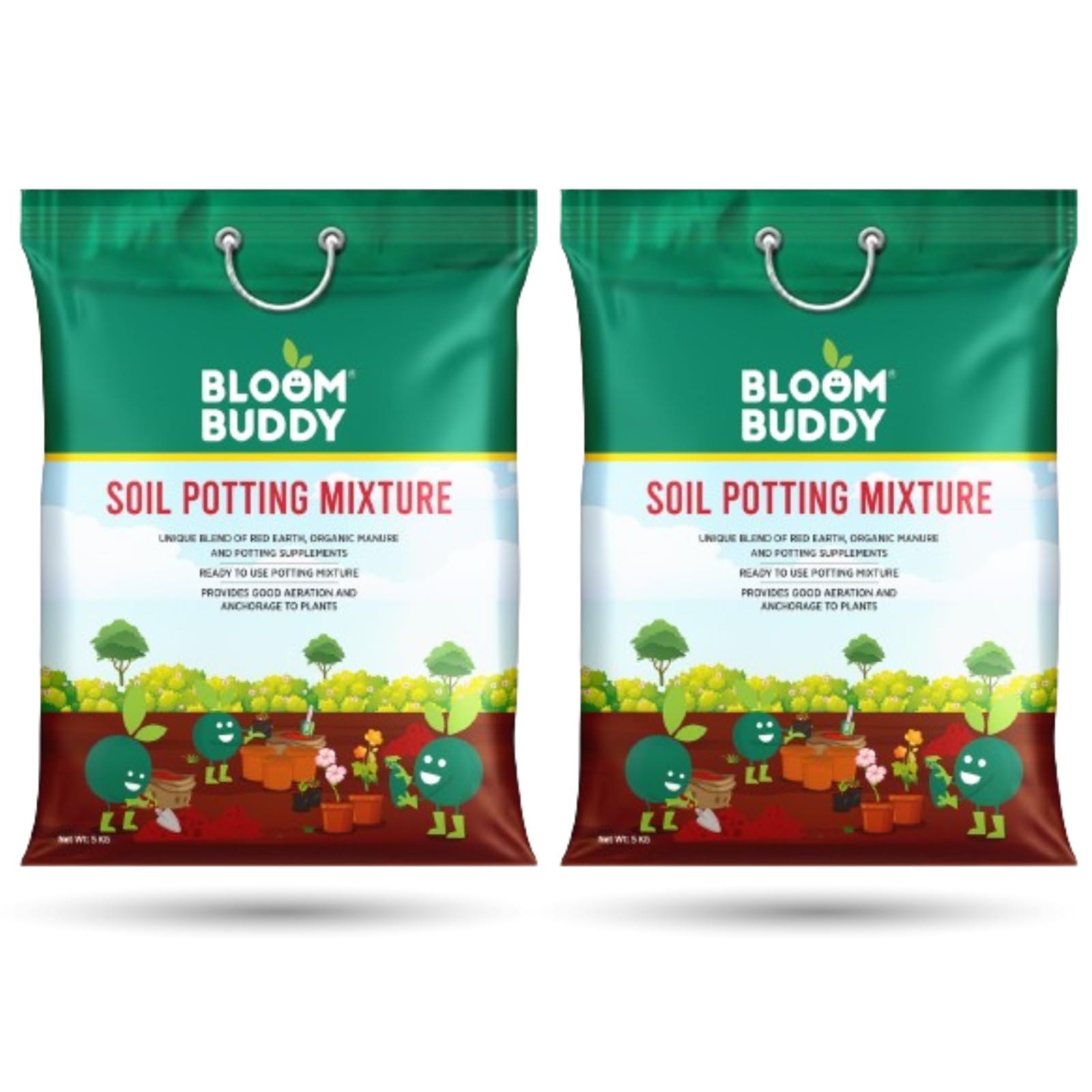 Bloom Buddy Enriched Organic Earth Magic Potting Garden Soil Fertilizer for Plants 10 KG (5kg x Pack of 2) (Soil Potting Mix 10kg) (B0D9873K84) Amazon Price History, Amazon Price Tracker