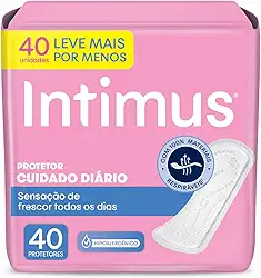 Intimus - Protetor Diário sem Perfume, 40 unidades - Leve 40 Pague 30