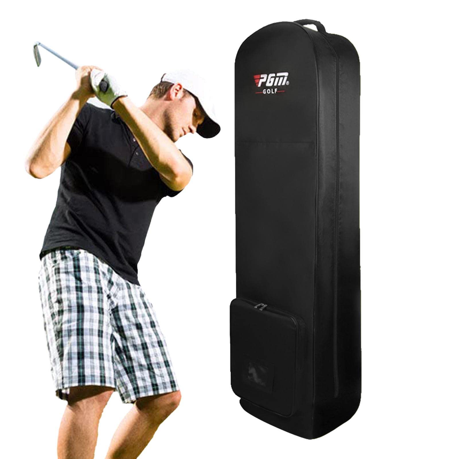 Golf Voyage | Sacs d'avion Golf pour Voyager avec Roue,Stockage Fournitures Golf léger Pliable résistant à l'usure pour Hommes, Femmes, Voyage, golfeu, Voyage