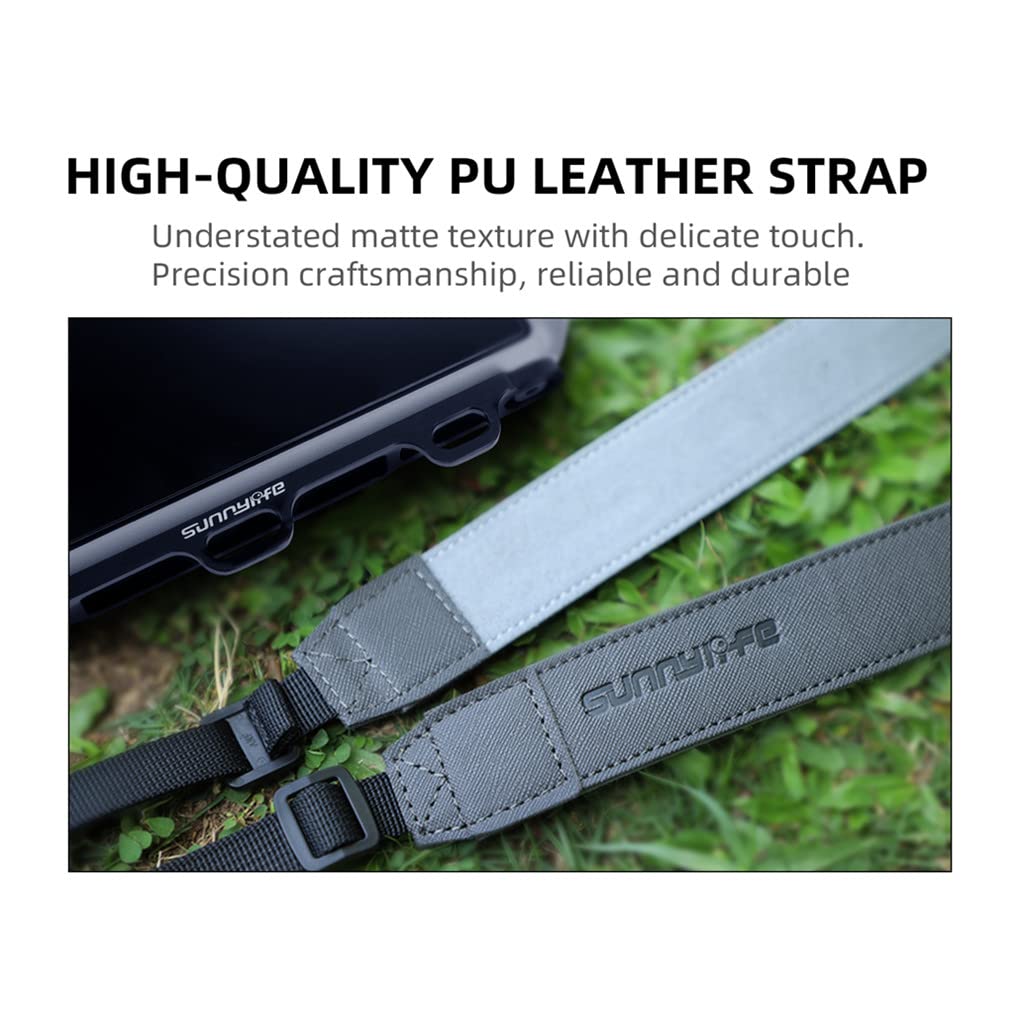 Taoke Adjustable Neck Strap for D JI RC Controller Free Disassembly PU Leather Shoulder Lanyard compatible with Mavic Mini 3 Pro - Image 4