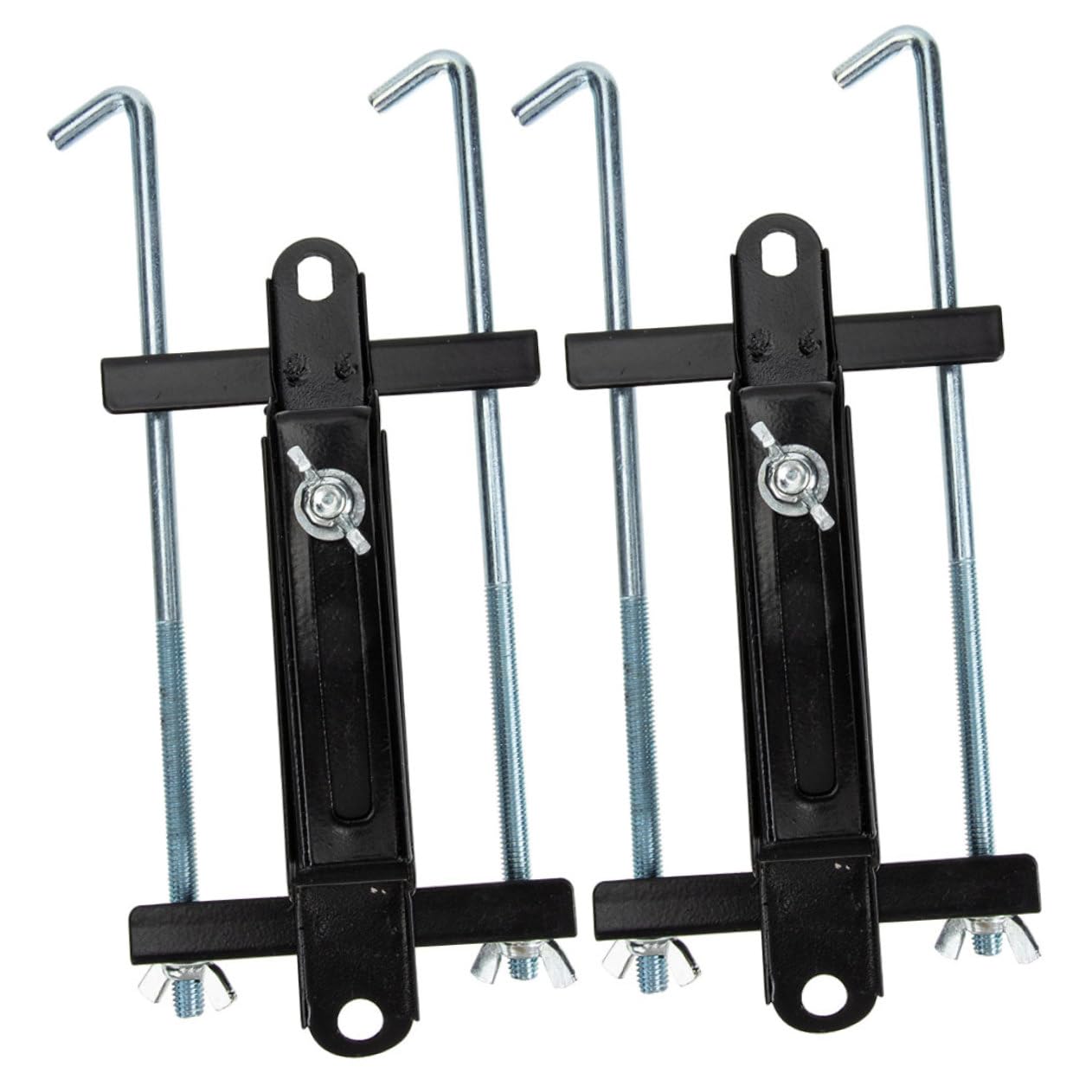 Support de Batterie Automobile 2 Pièces en Métal Réglable