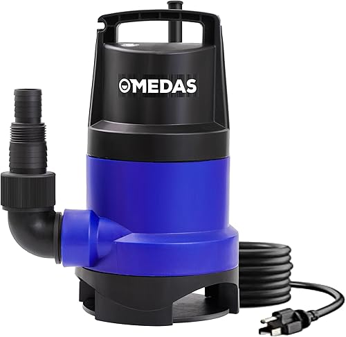 MEDAS 1HP 3434 GPH Bomba de sumidero sumergible limpiasucia bomba de agua portátil con cable de 16.4 pies para piscina, jardín, sótano, tina, disponible en Yaxa Peru