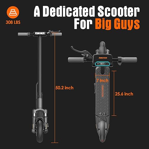 Miniatura 3 de Inmotion Air Pro Scooter eléctrico, máximo 30 millas y velocidad de 22 millas por hora, el más rápido en nivel de entrada, neumático sin