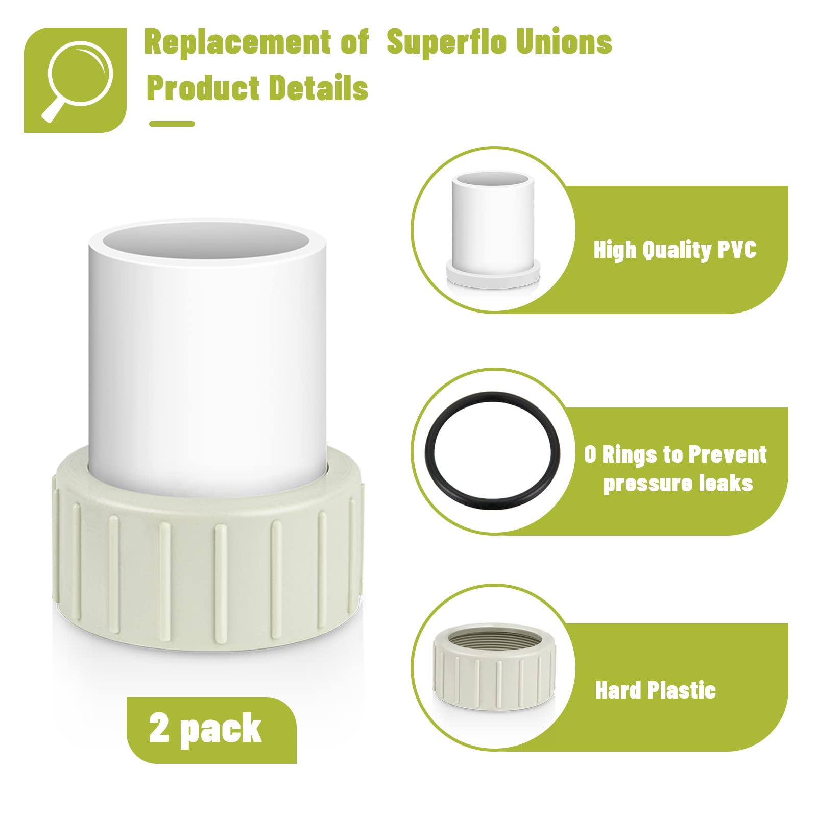 Amazon.com: Alocs 350157 Pool Pump Union for Pentair