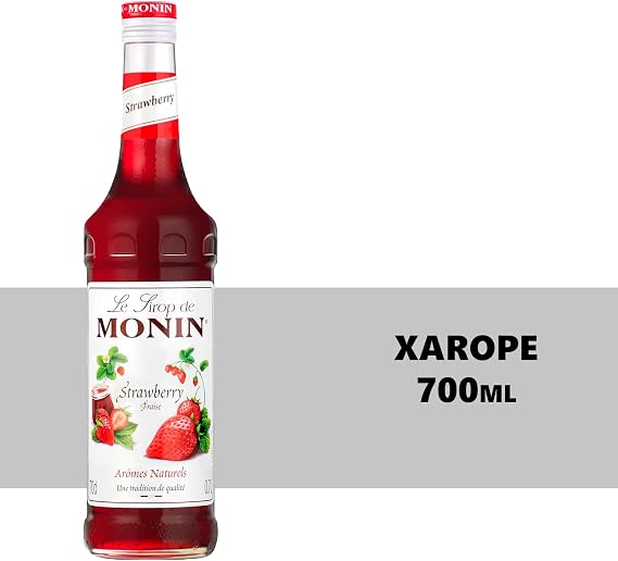 Monin Strawberry Flavored Syrup 700 ml