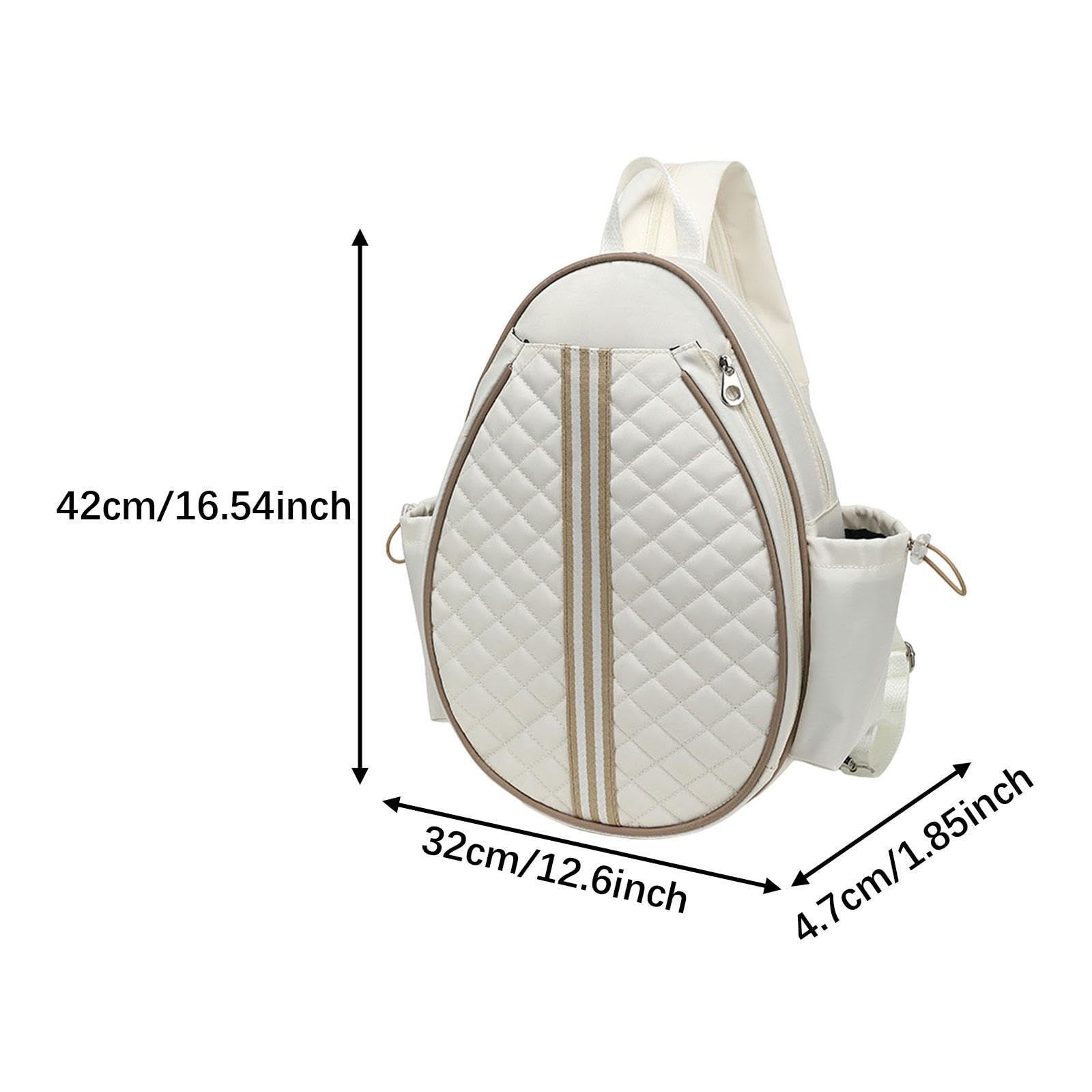 Mochila para Raquetas de Tenis con Correa Ajustable, Bolsa para Raquetas, Bolso de Mano para Tenis, Funda Impermeable para Raquetas, Bolsa