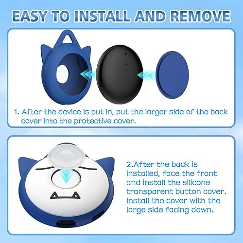 Miniatura 6 de Bonita funda de dibujos animados para Pokemon GO Plus + 2023, funda de silicona con llavero y accesorios de cordón para Pokemon GO Plus Plus, funda