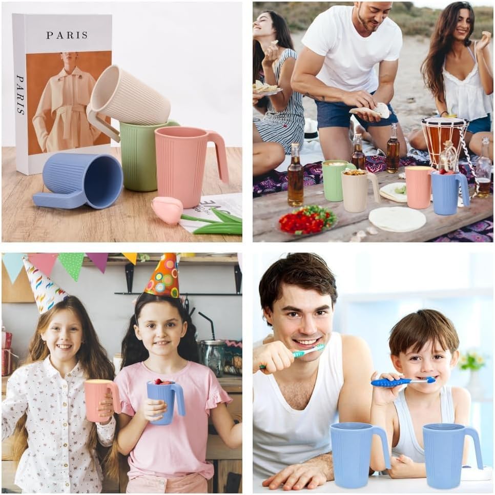 BELLAFORTE Set di 4 bicchieri corti in plastica Tritan