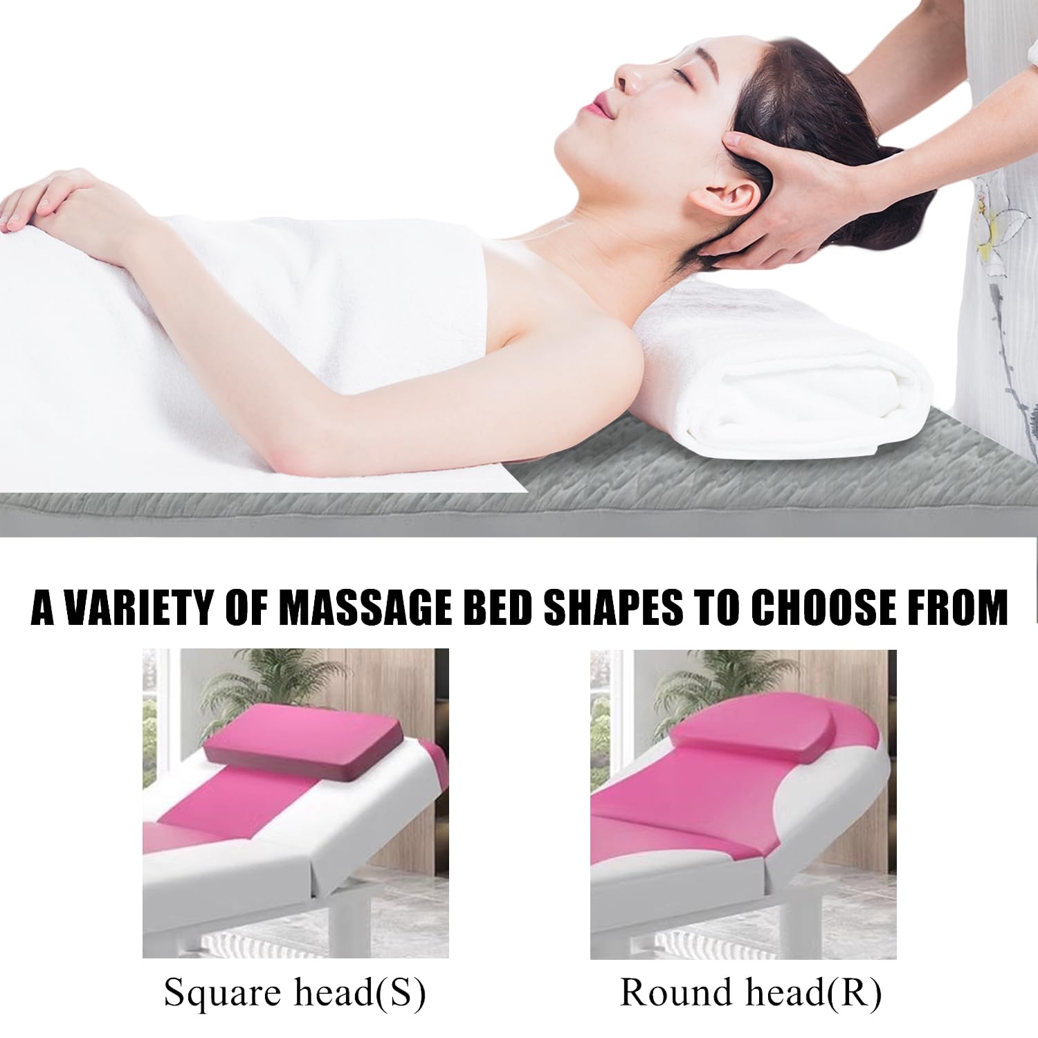 Jupe de lit solide pour table de massage avec trou, doux, doux pour la peau, imperméable, résistant à l'huile, anti-taches, respirant, lit de beauté, couverture complète pour lit de thérapie