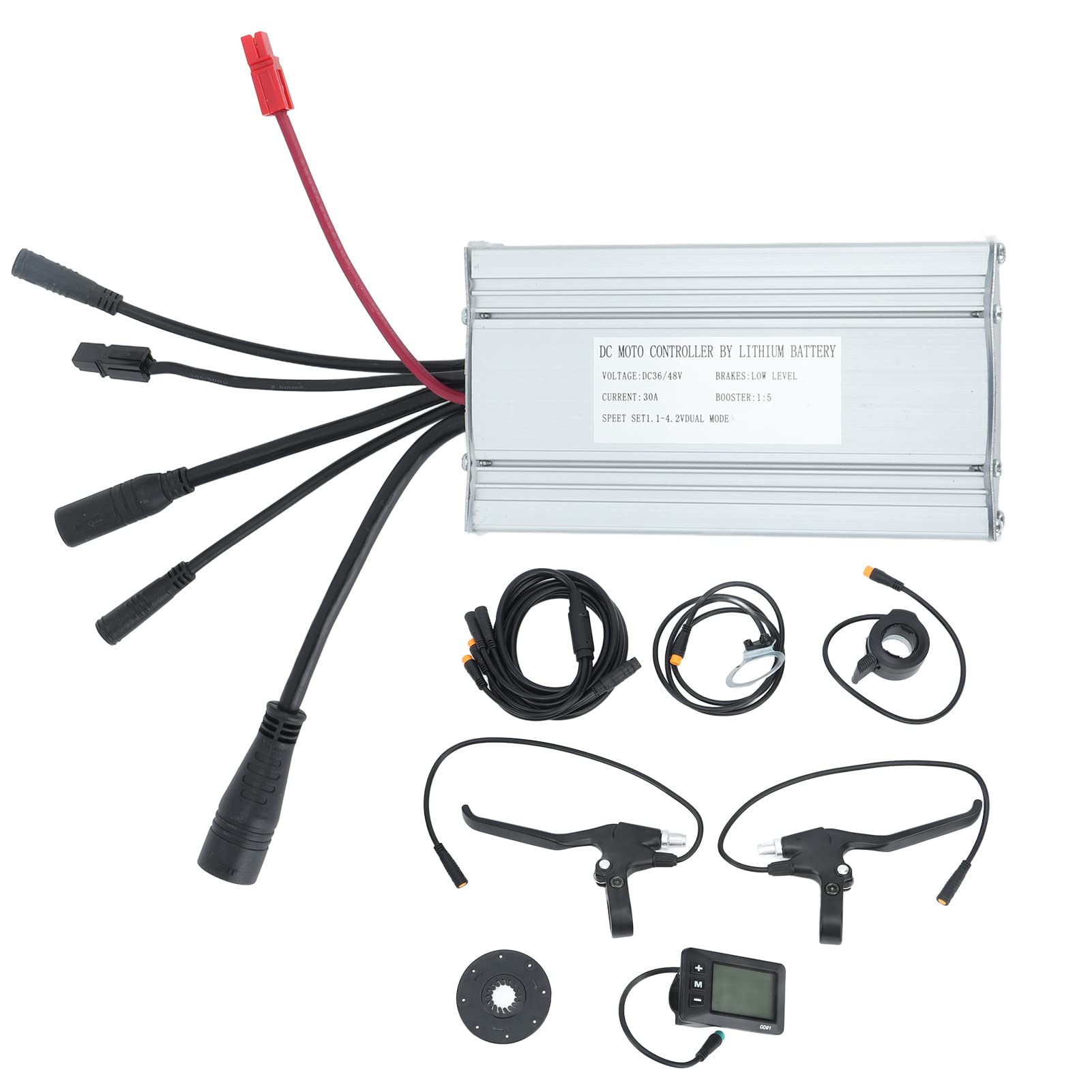 Drfeify 36V 48V 1000W Elektrofahrrad-Brushless-Controller-Kit, Elektrofahrrad GD01 Display-Kit Elektrofahrrad-Controller-Kit