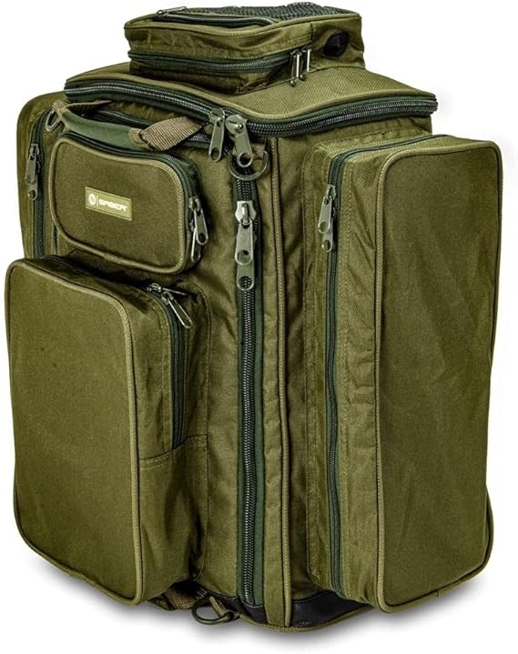 Saber Green 40L Rucksack Barrow Bag Carp Fishing Amazon.co.uk