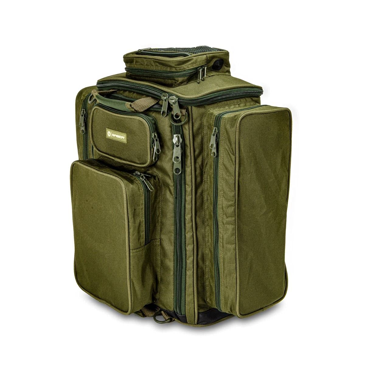 Saber Green 40L Rucksack - Barrow Bag - Carp Fishing