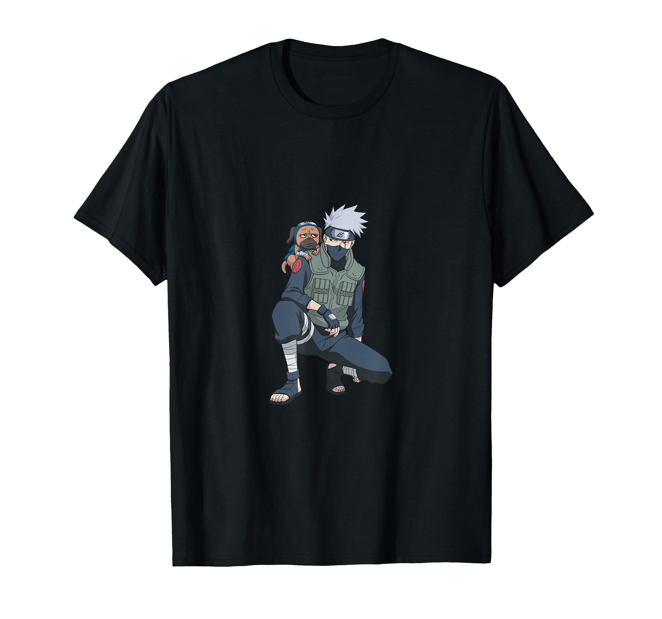 Shippuden Kakashi & Pakkun T-Shirt Small