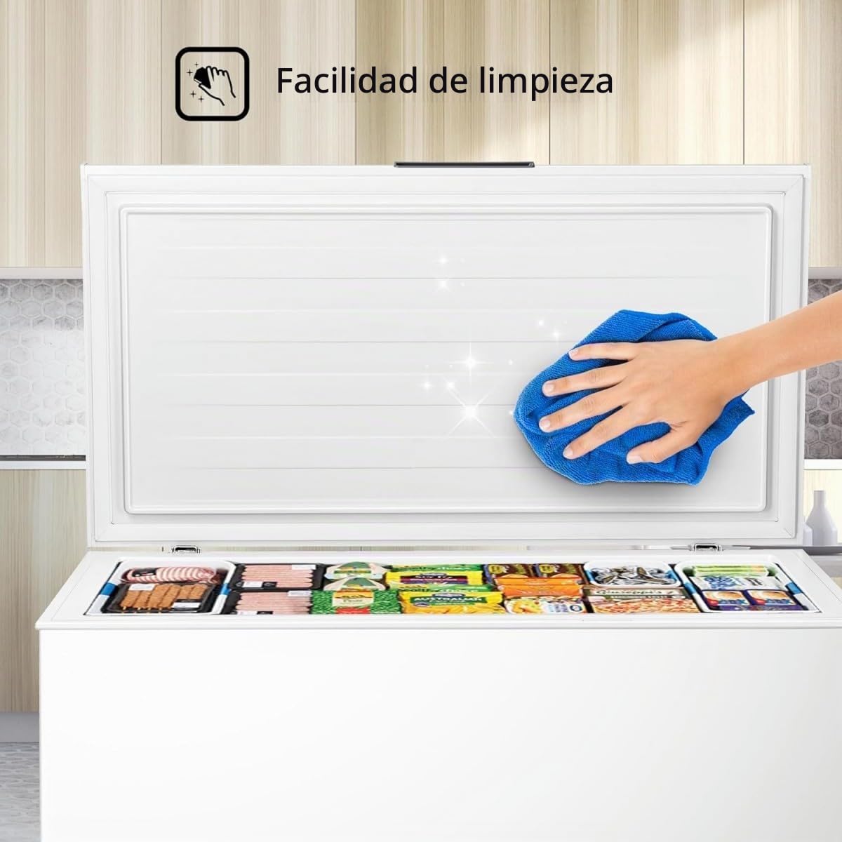 Congelatore Hisense FC386D4AWLYE White
