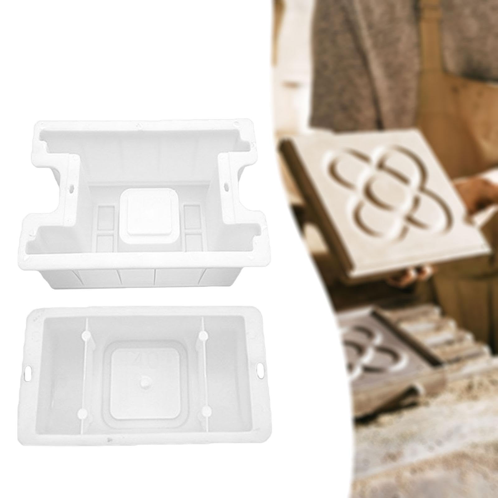 perfk Suministros para de modelos de pozos de hormigón, modelo de bloques de hormigón ligero para pasarelas, patios y jardines, Style a