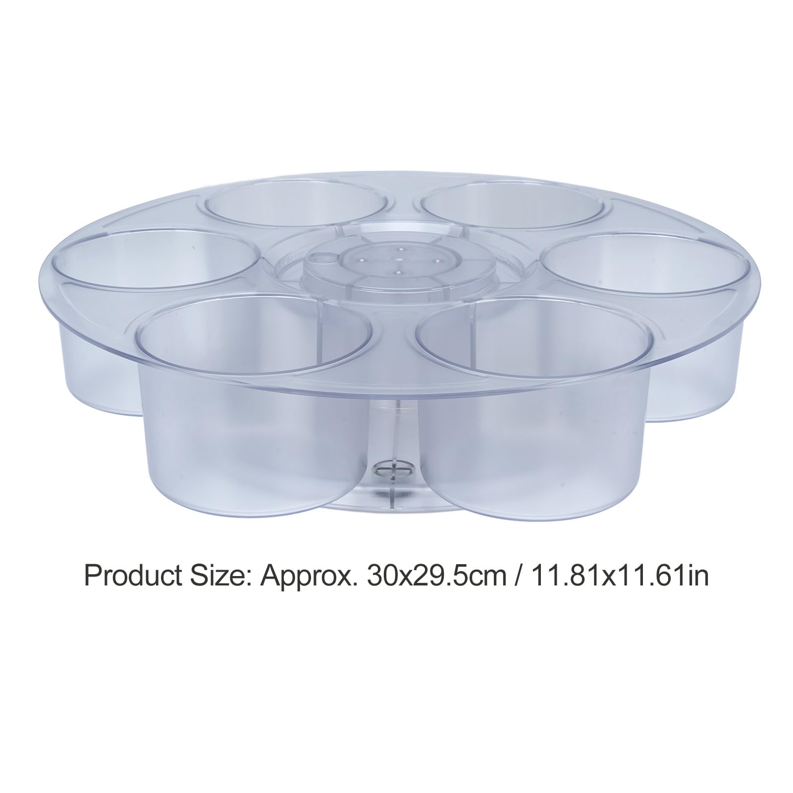 WOHPNLE Water Bottle Organizer, 360 Degree Rotatable Plastic Anti Slip Cup Storage Holder Rack, Water Bottle Storage Stand for Water Bottles with Handle