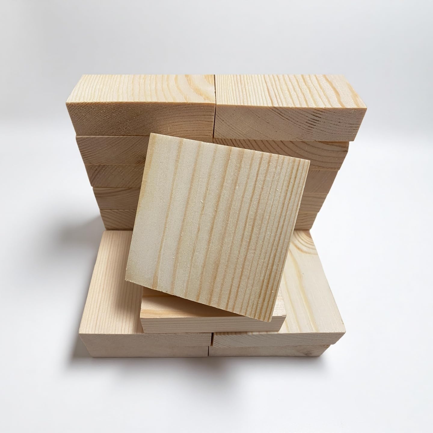 20 Pieces of Camphor Pine.3.15in×3.15in×0.78in Unprocessed Pine Wood Chips, for Crafts, Mulch & Biomass Fuel Eco-Friendly DIY Supplies-picture-11
