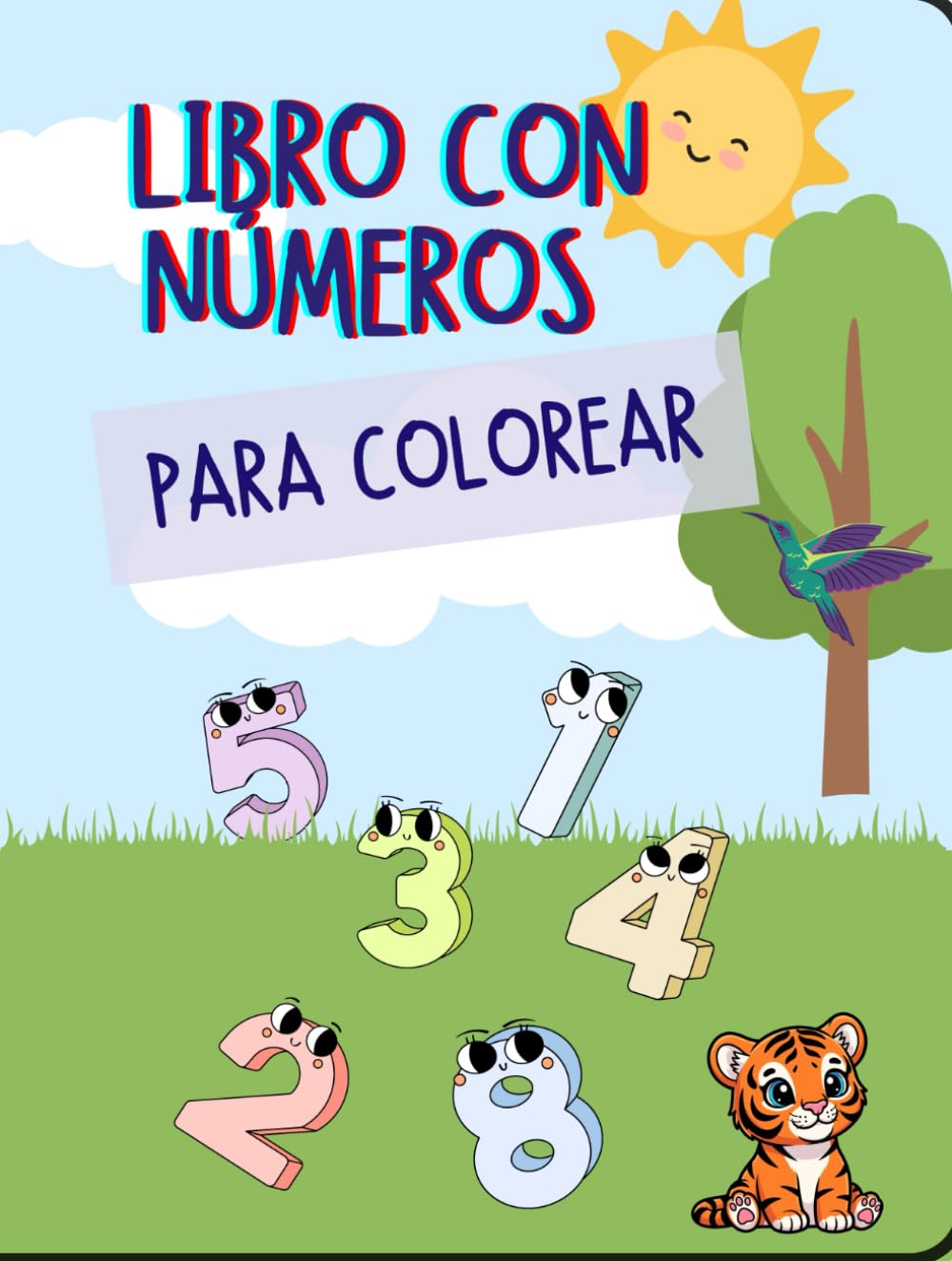 Libro Con Números: Para Colorear