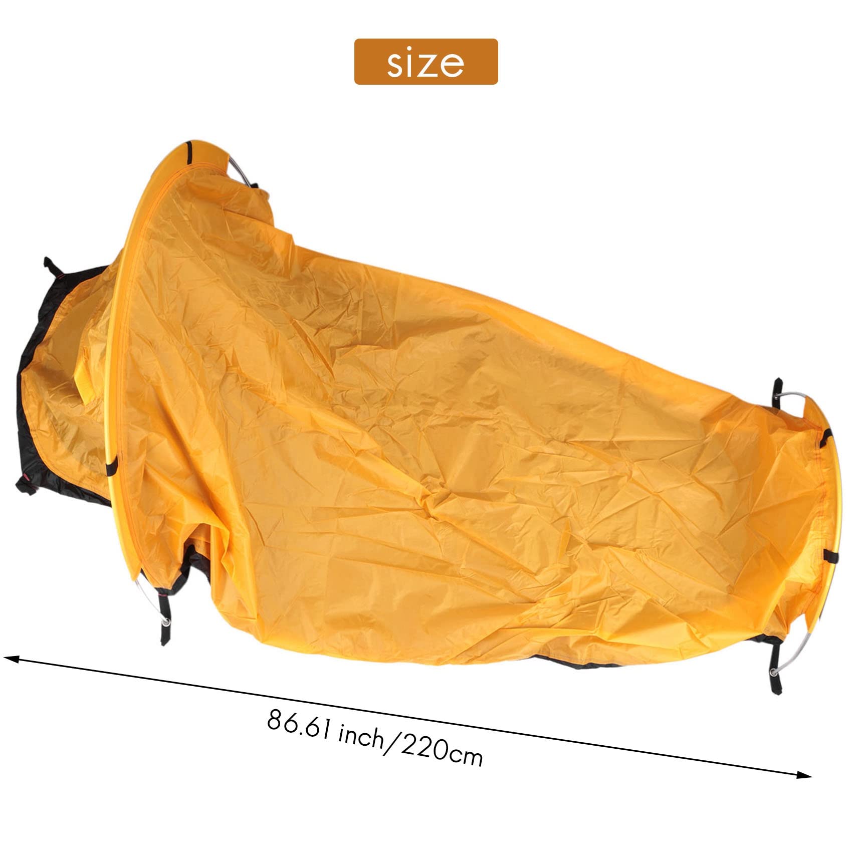 Ultralight Bivvy Tenda Singola Backpacking Bivy Tenda Impermeabile Bivvy Sacco per Viaggi