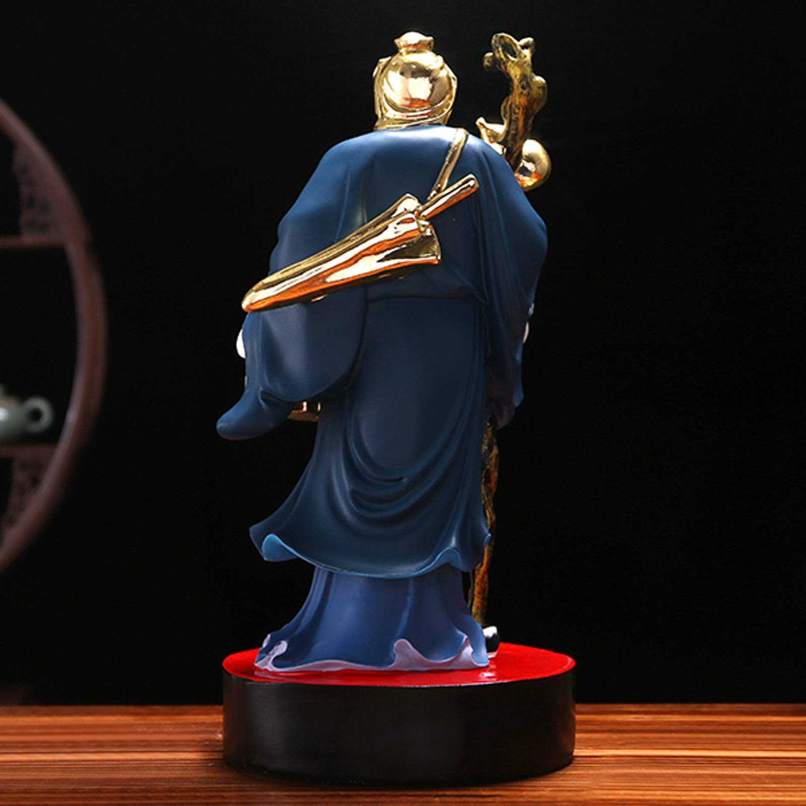 Ozdoba Feng Shui Chiński Feng Shui Posąg Buddy Geniusz Lekarz Hua Tuo Statua Dekoracja Dom Salon Sklep Fajny prezent 15-calowy wystrój Statua