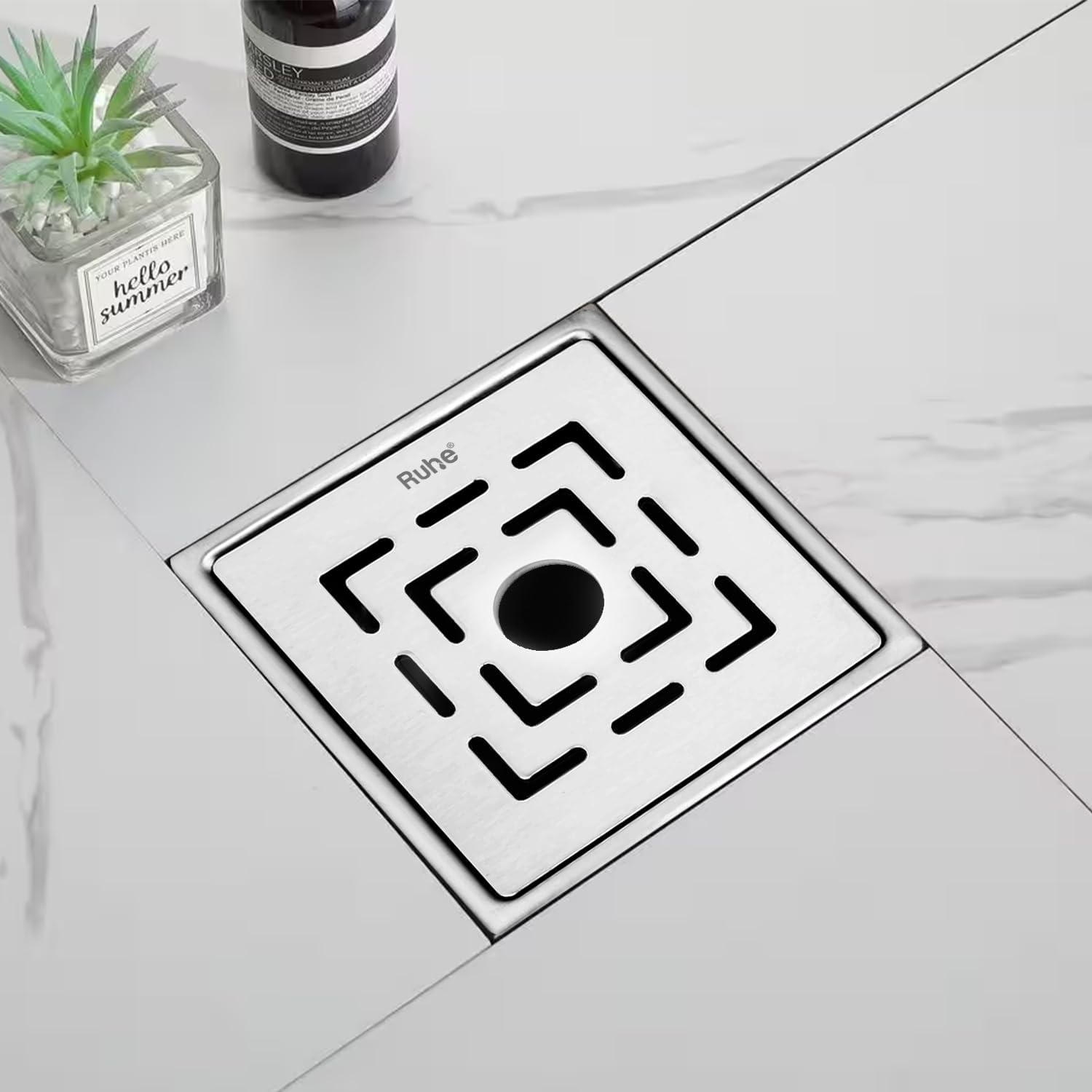 Aquieen Bathroom Floor Water Drain Grating, Floor Jali (Grating 6" X 6 ...