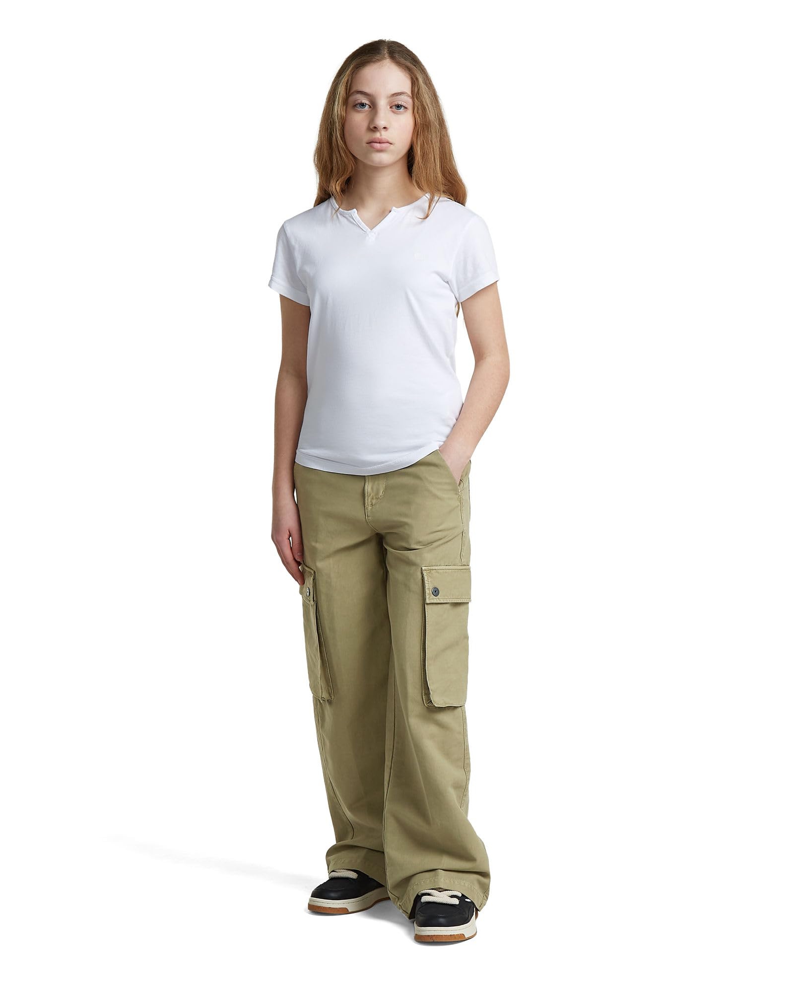 G-Star Mädchen Pants Girls High Waist Cargohose