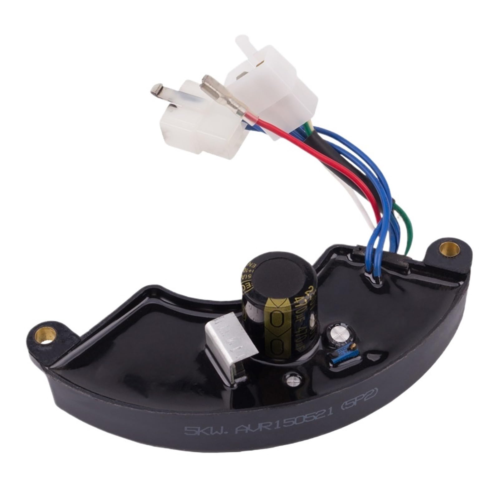 Regulador de Voltaje automático trifásico 5kw 7.5kw Piezas de Gasolina Regulador de Voltaje Ajustable automático Generador de Gasolina Estabilizador 380v 8 Cables(3 Phase 5kw avr)
