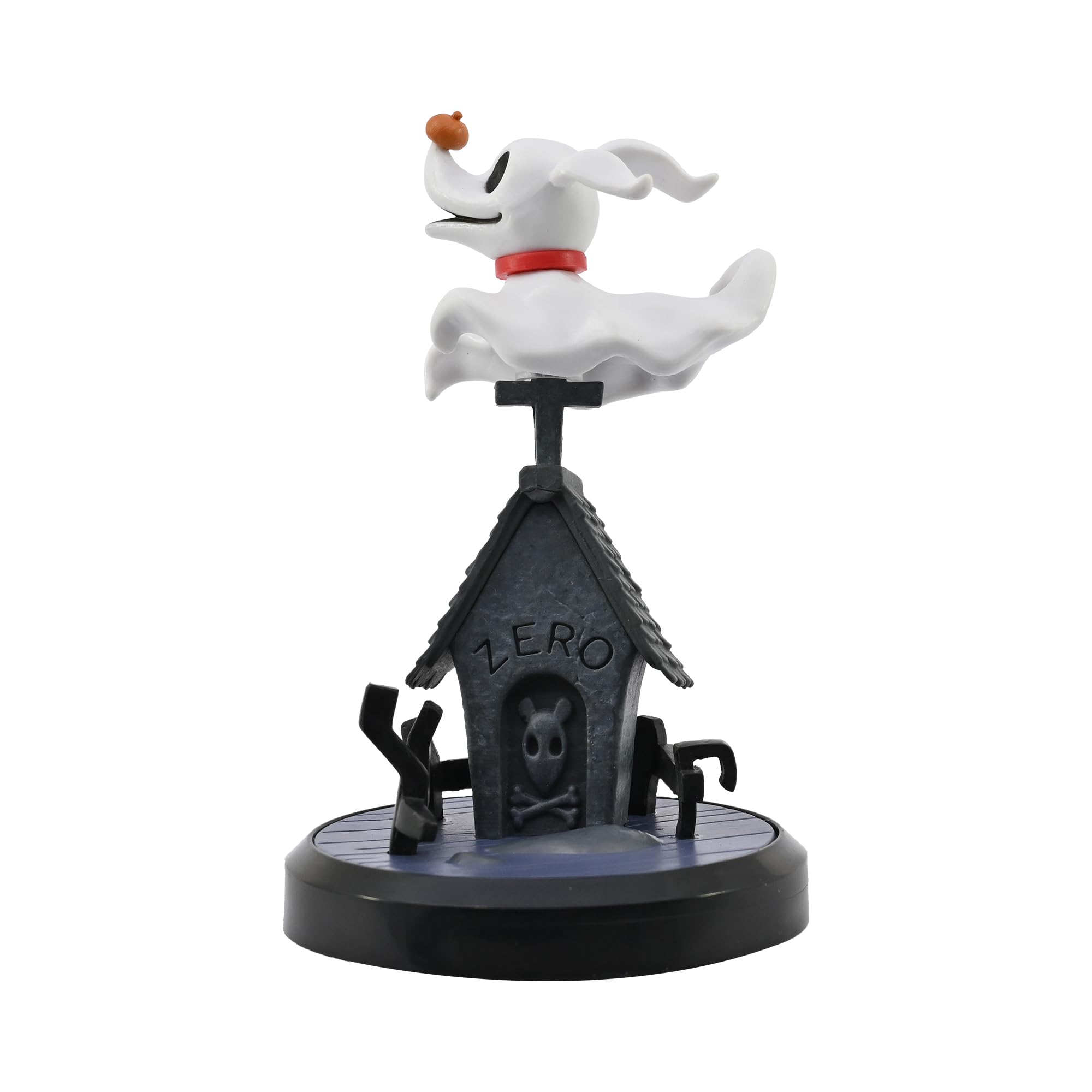 YuMe The Nightmare Before Christmas Jack's Loyal Dog Zero Mini Figure Collectable in Hero Window Box | Tim Burton Disney Merchandise | Kids, Adult & Movie Toy Gift | Get 6 TNBC Classic Series Figures