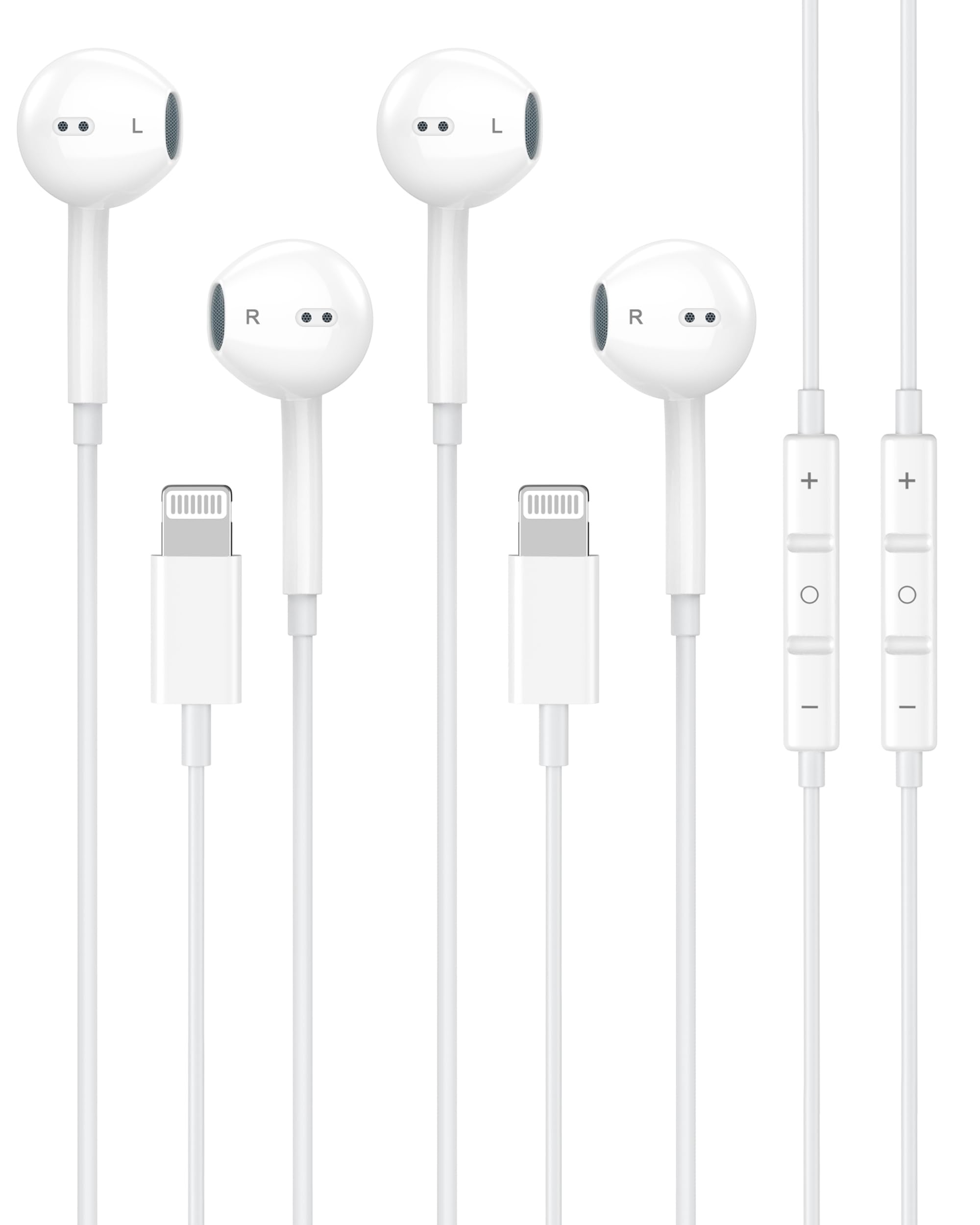 Photo 1 of esbeecables 2 Pack Wired Headphones for iPhone