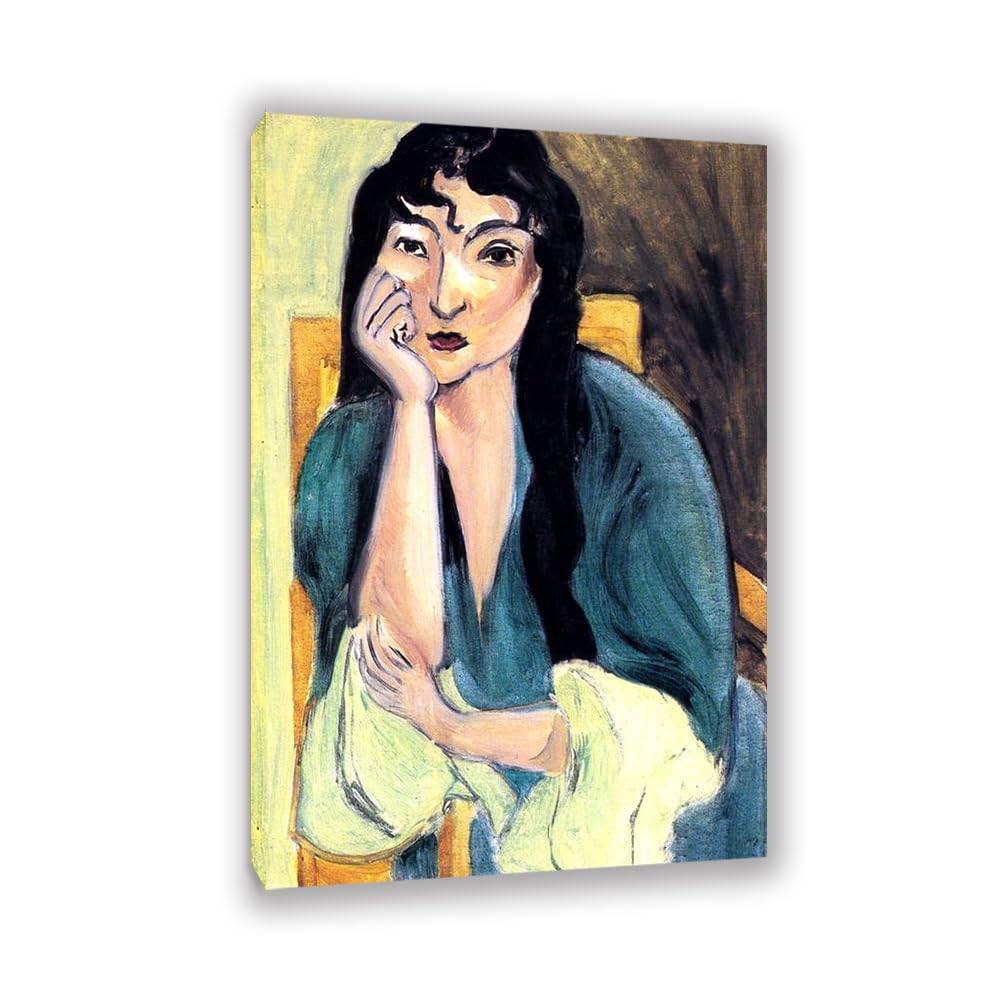 Mycggdgh Unframe Henri Matisse Painting Reproduction Meditation Lorette Fine Art Canvas Henri Matisse Wall Art Canvas Prints For Home Decor For Living Room Bathroom Office 45X30cm(18X12in) Frame