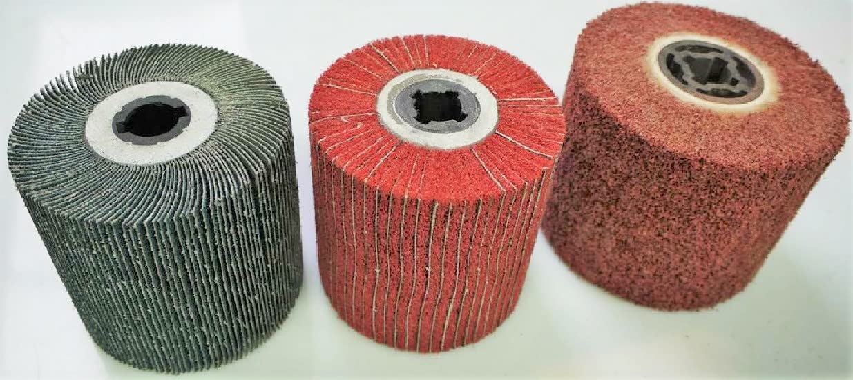 SERIE 3 SPAZZOLE PER SATINATRICE RUSTICATRICE ATTACCO STANDARD