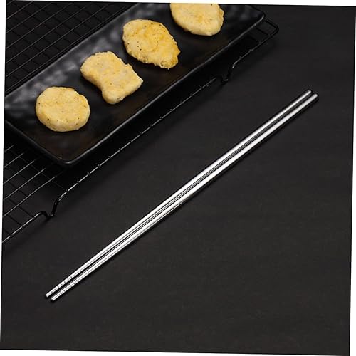 Miniatura 5 de Colador de araña de acero inoxidable con mango largo, cuchara ranurada y palillos resistente al calor, suministro de cocina para freír, escurrir y