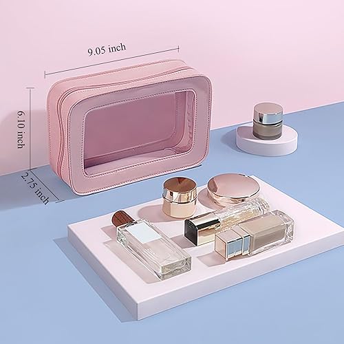 Miniatura 4 de WMM Bolsa de maquillaje transparente, Negro -, Sencillo