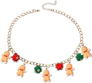 Colar com pingente de Natal | Colar bonito do feriado,Charme feminino, colar com pingente de gota, joias de Natal para filha, esposa, mãe, mulheres Visiblurry