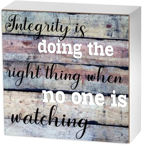 Miniatura 6 de Letrero motivacional de madera con texto en inglés "Whether You Think You Can or You Think You Can't, You're Right", decoración de escritorio para