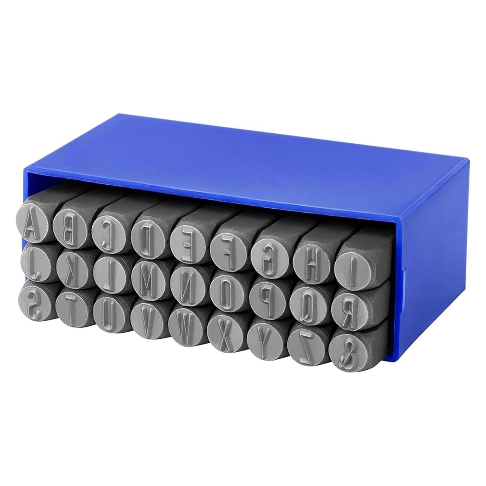Buchstaben-Stempelset aus Leder legiertem Stahl