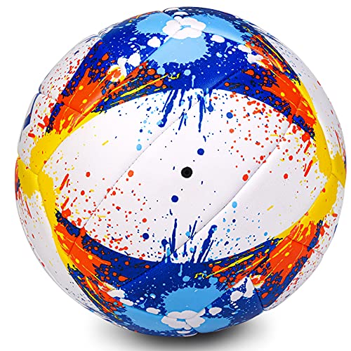 Dakapal Volleyball Soft Foam Pu Volleyball Ball For Adults Teens Indoor Outdoor Game Gym Training Competition Beach Play Sports (Official Size 5/Deflated) #TOP2