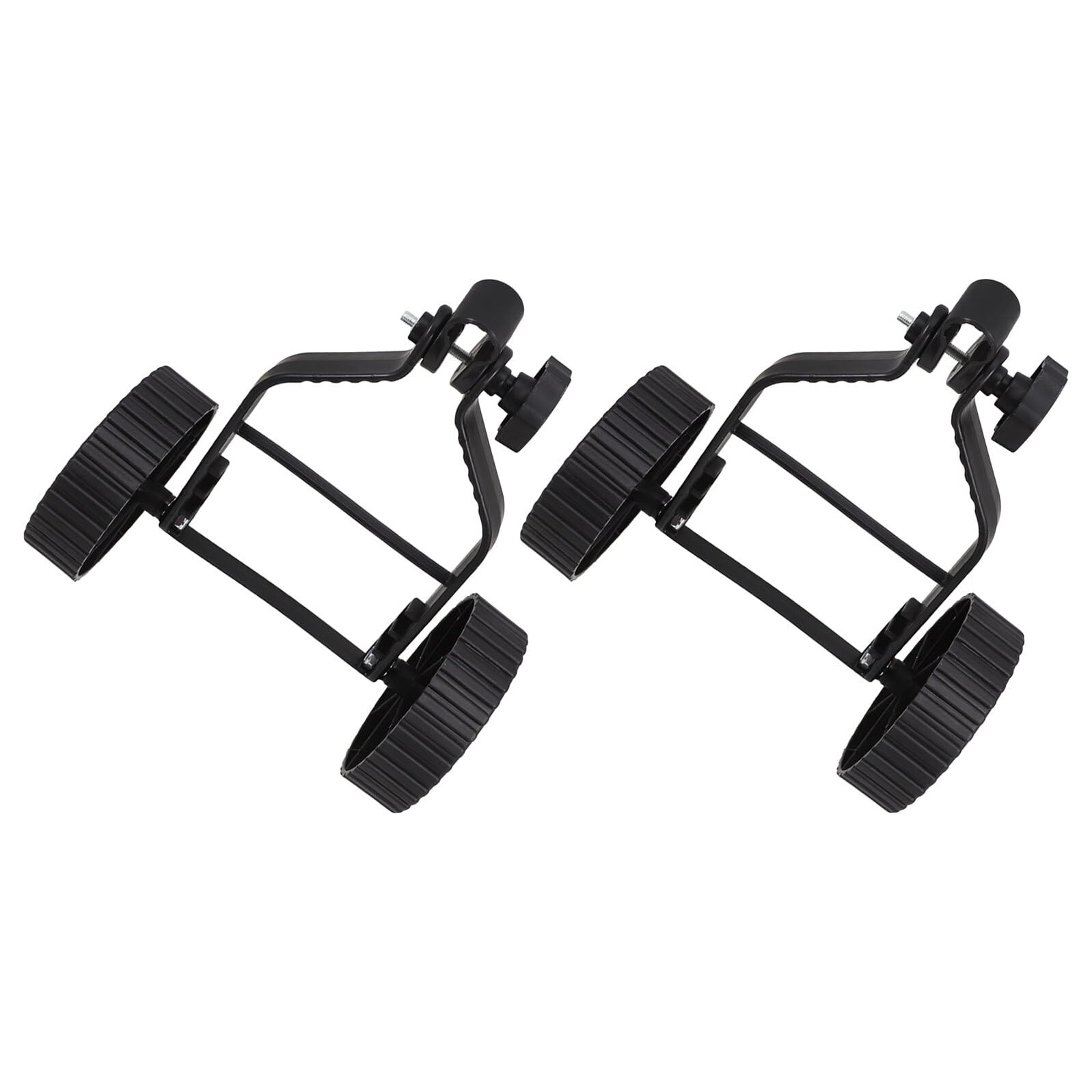 Homoyoyo Ruedas de Soporte Auxiliares para Cortacésped 2 Piezas Ruedas Antideslizantes de Plástico Resistente Compatibles Recortadoras de Hilo y Desbrozadoras Mejora Maniobrabilidad y