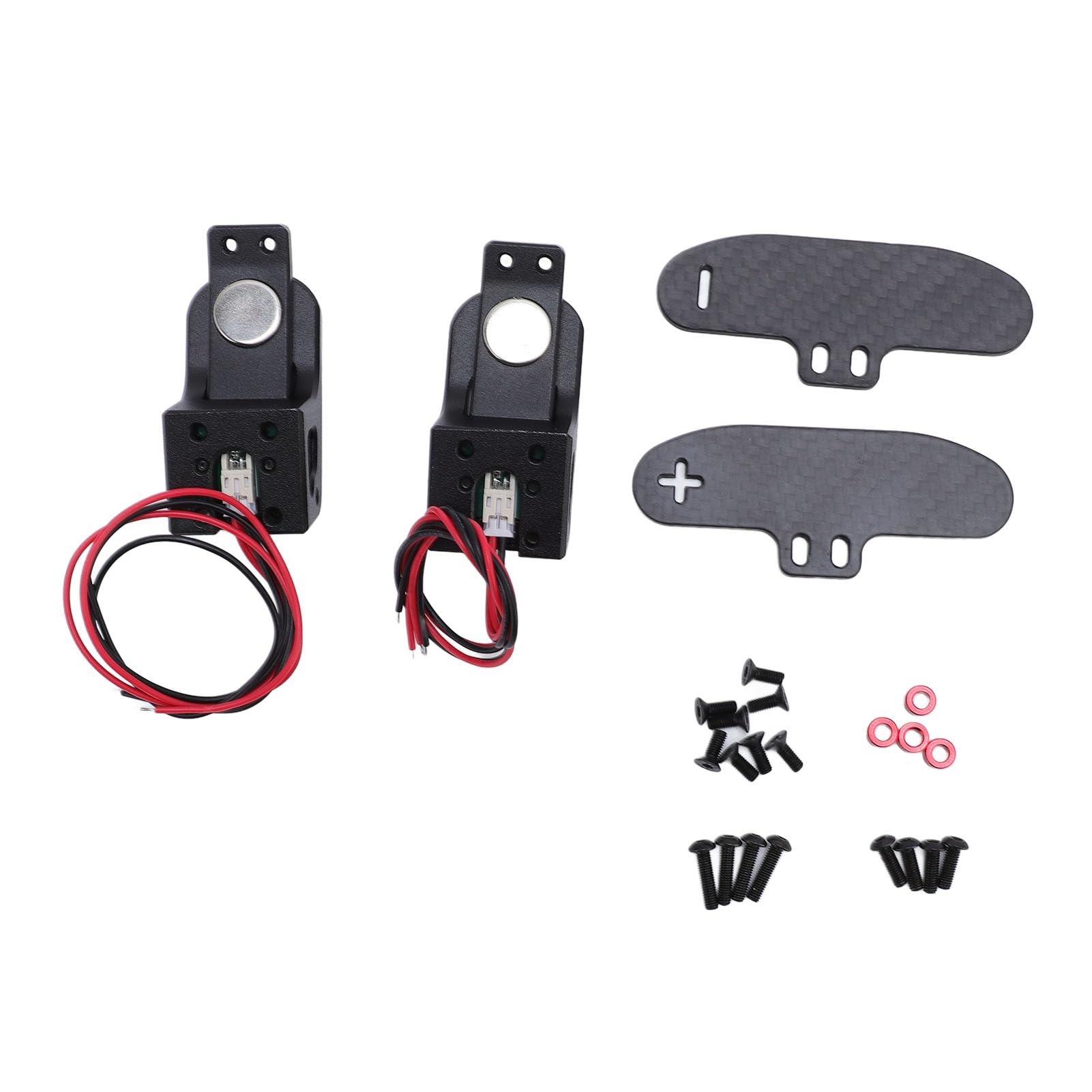 Generic Wspornik CNC ze Stopu Aluminium Magnetyczna Dźwignia Zmiany Biegów do Kierownicy Fanatec, łatwa Instalacja Łopatka Zmiany Biegów dla Graczy w Gry Wyścigowe