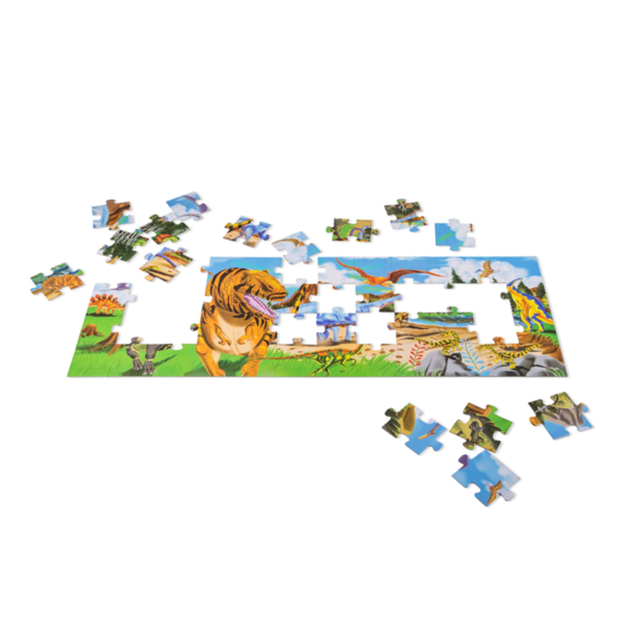 Melissa & Doug - Puzzle da Pavimento Terra dei Dinosauri