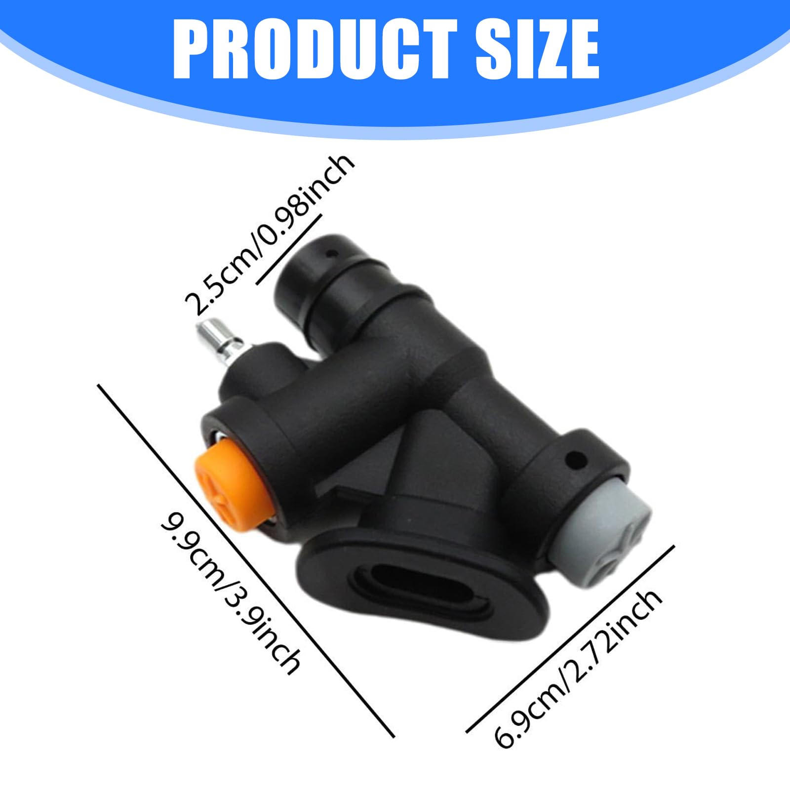 Scubas K Valve d'échappement basse pression pour contrôle de flottabilité, design compact pour plongée