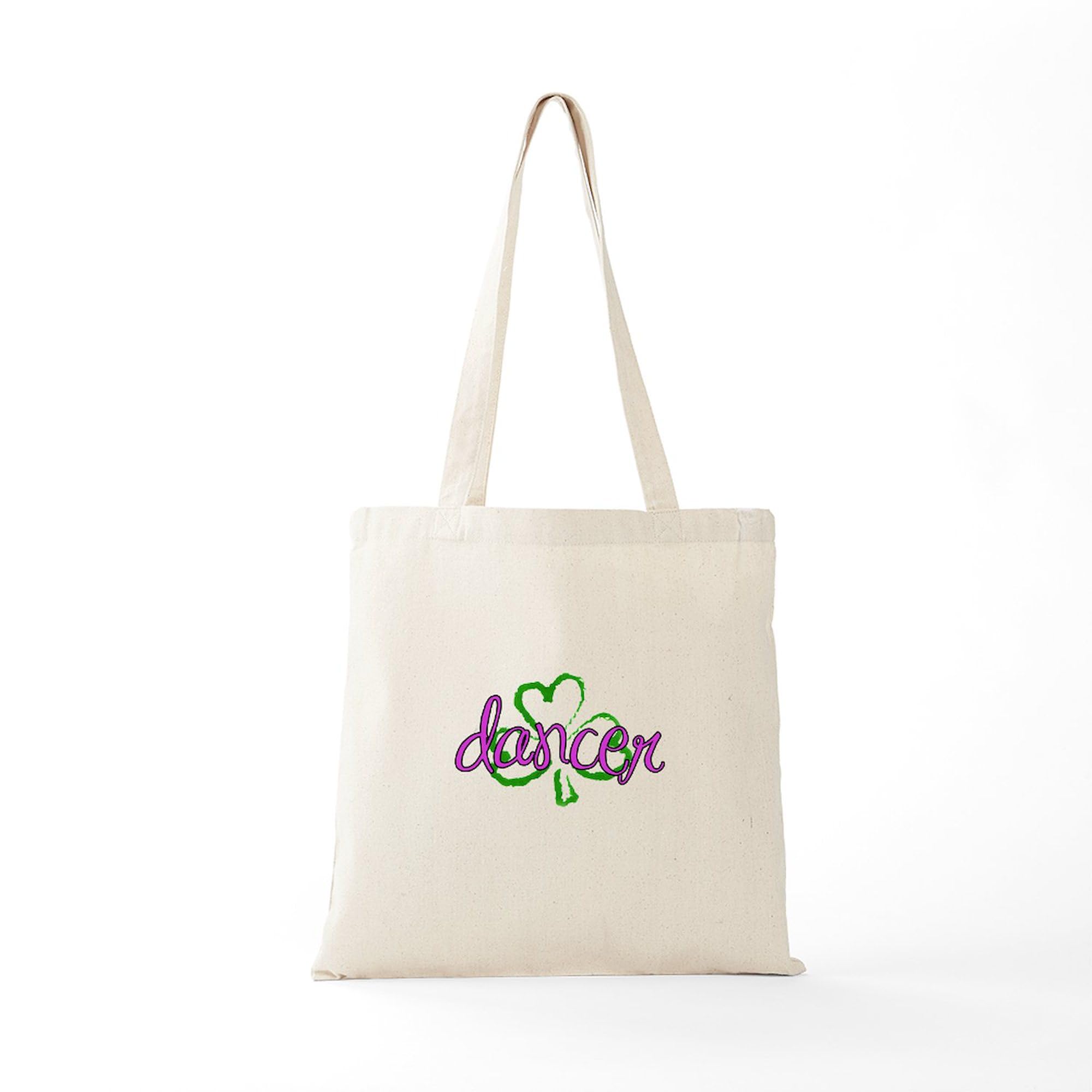 CafePress Irish Step Dancer Tote Bag - Natural Canvas Reusable Shopping Bag - View #2